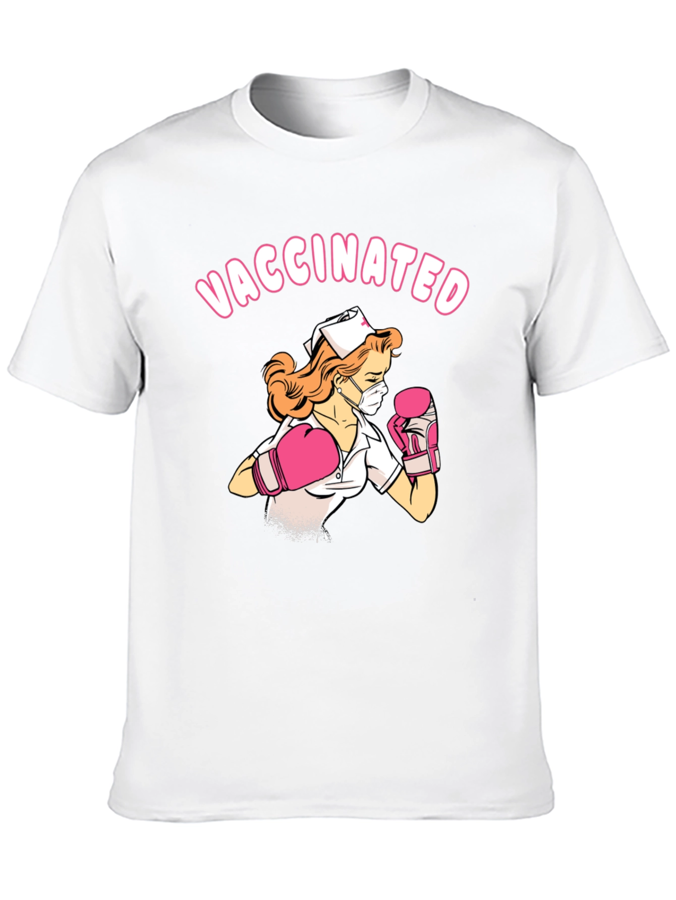 Vaccinated Nurse Boxing T-Shirt