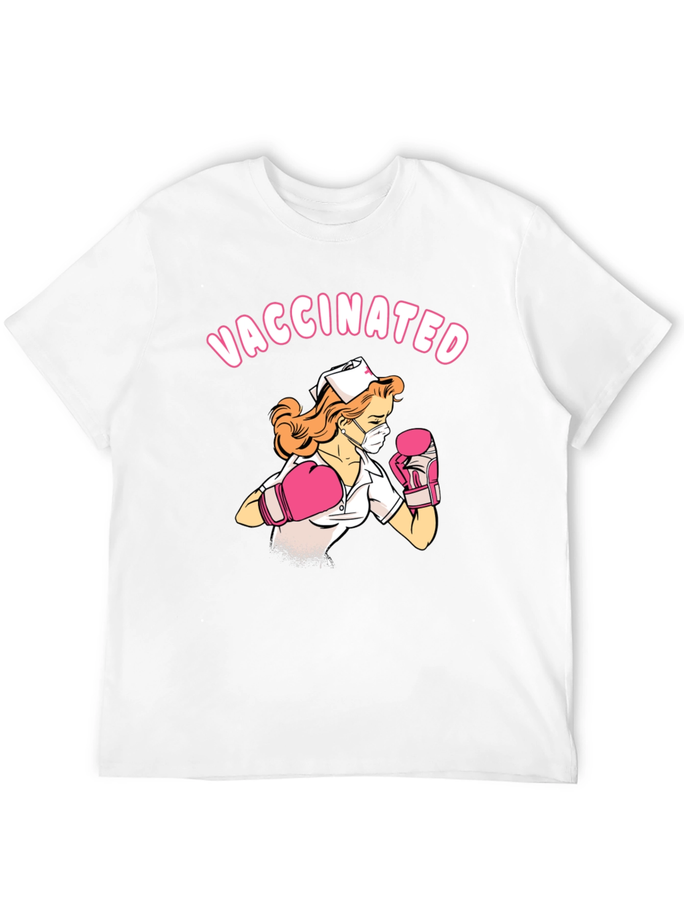 Vaccinated Nurse Boxing T-Shirt
