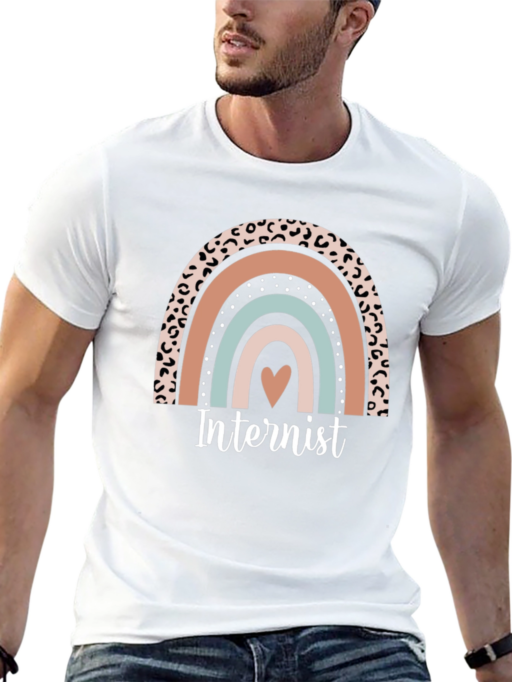 Internist Rainbow Graphic T-Shirt