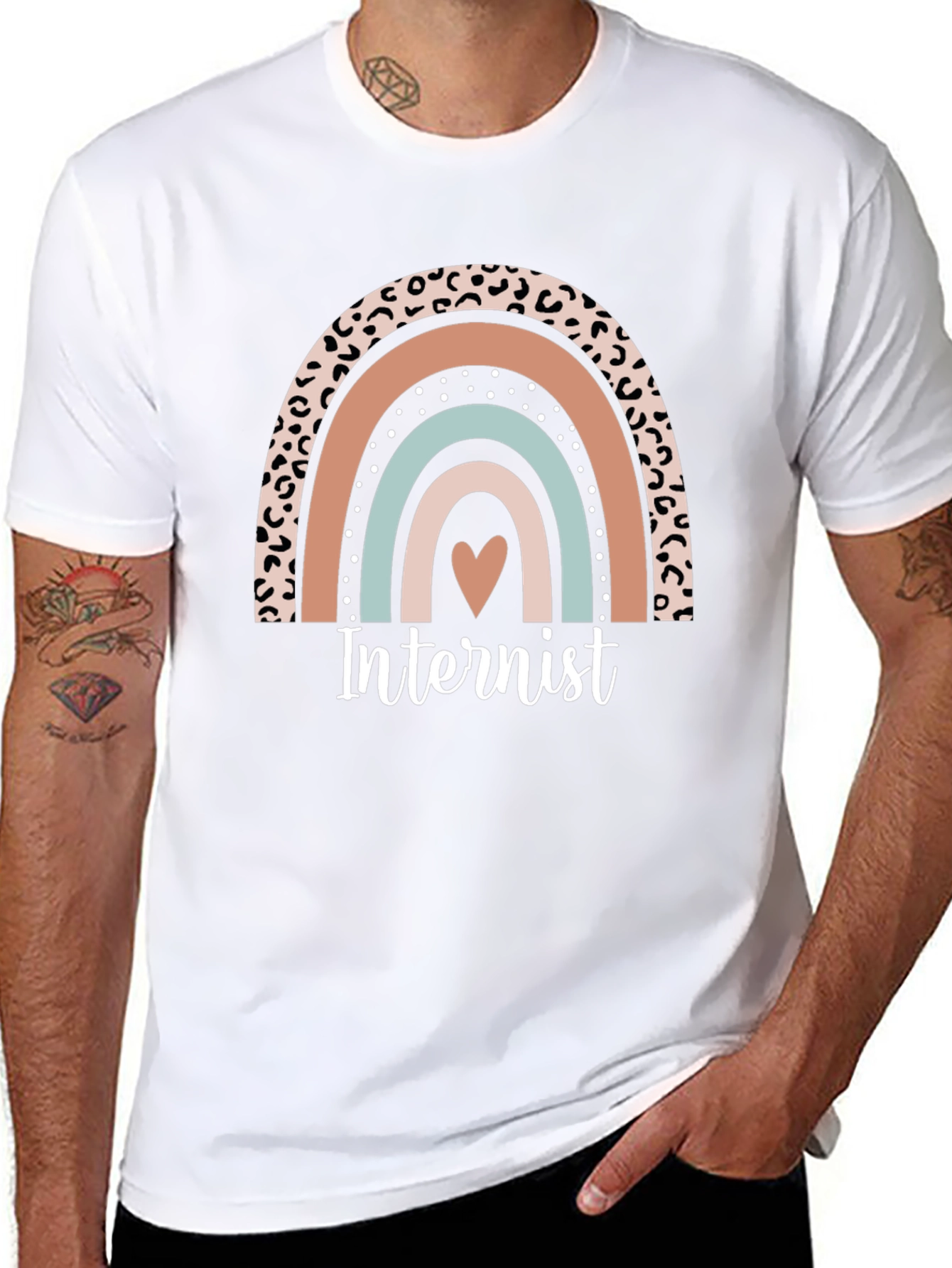 Internist Rainbow Graphic T-Shirt