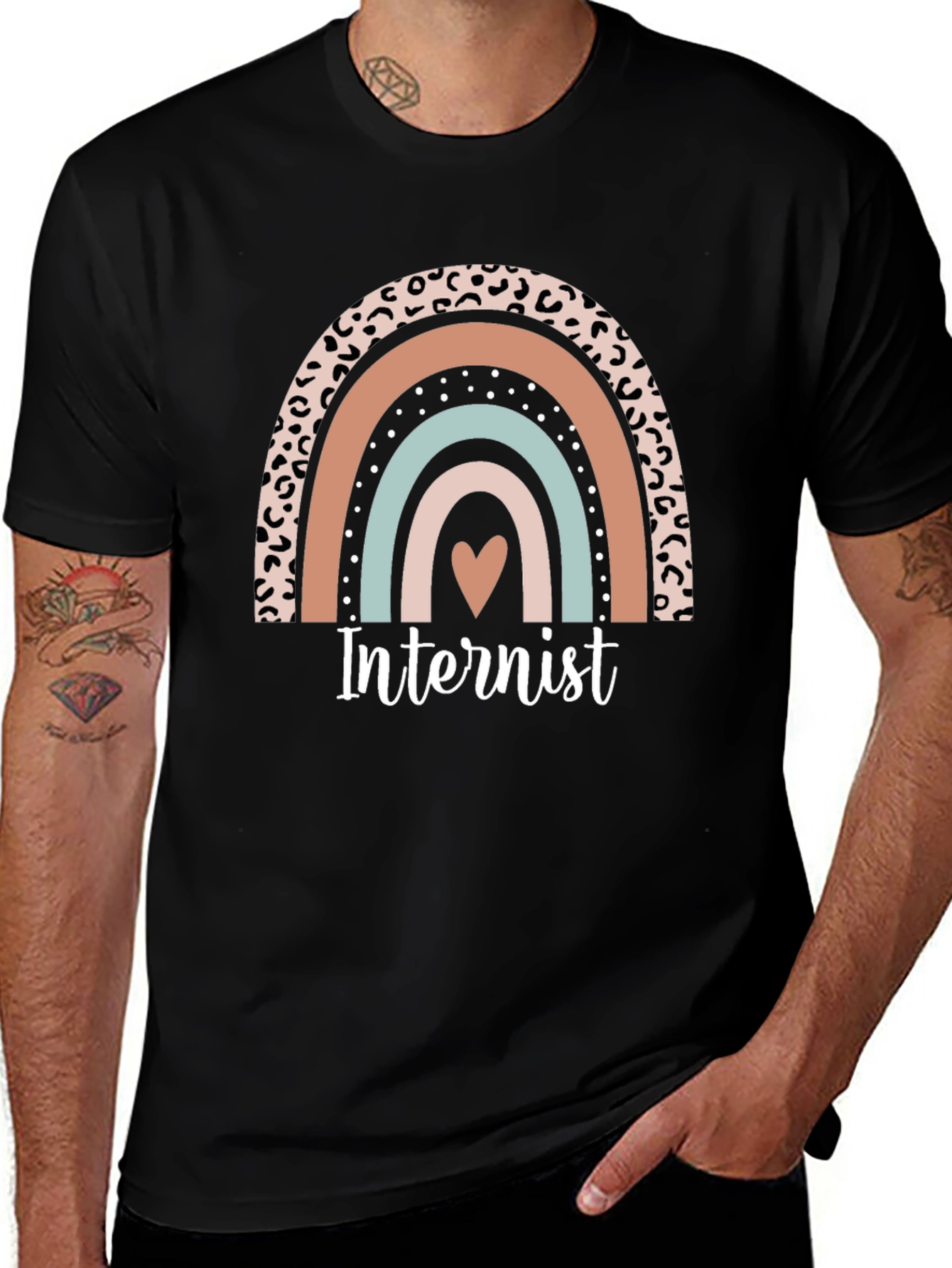 Internist Rainbow Graphic T-Shirt