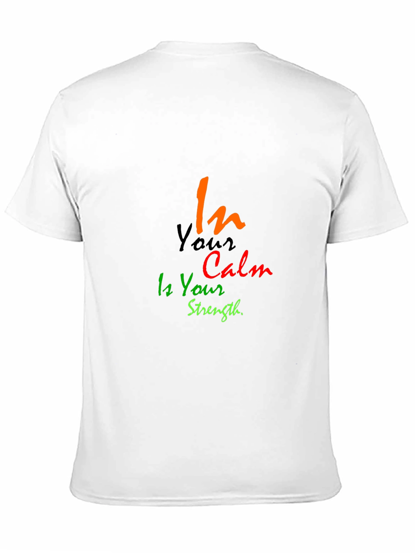 In Your Calm is Your Strength Black T-Shirt