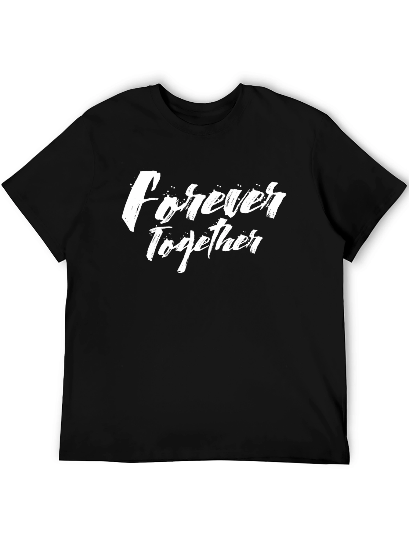 Forever Together Black Graphic Tee