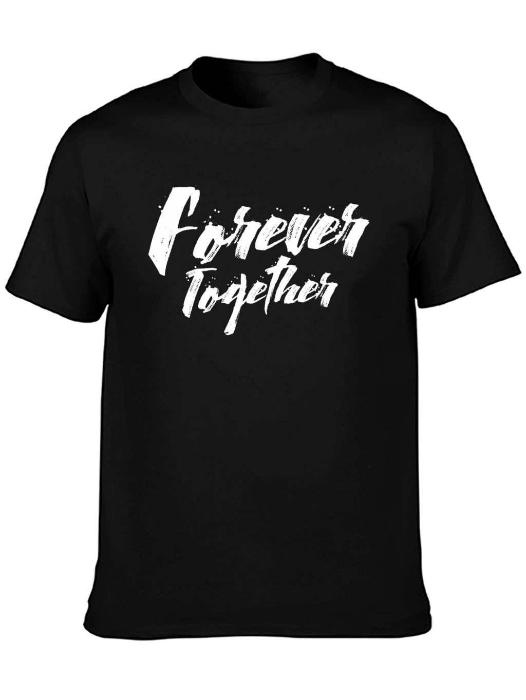 Forever Together Black Graphic Tee