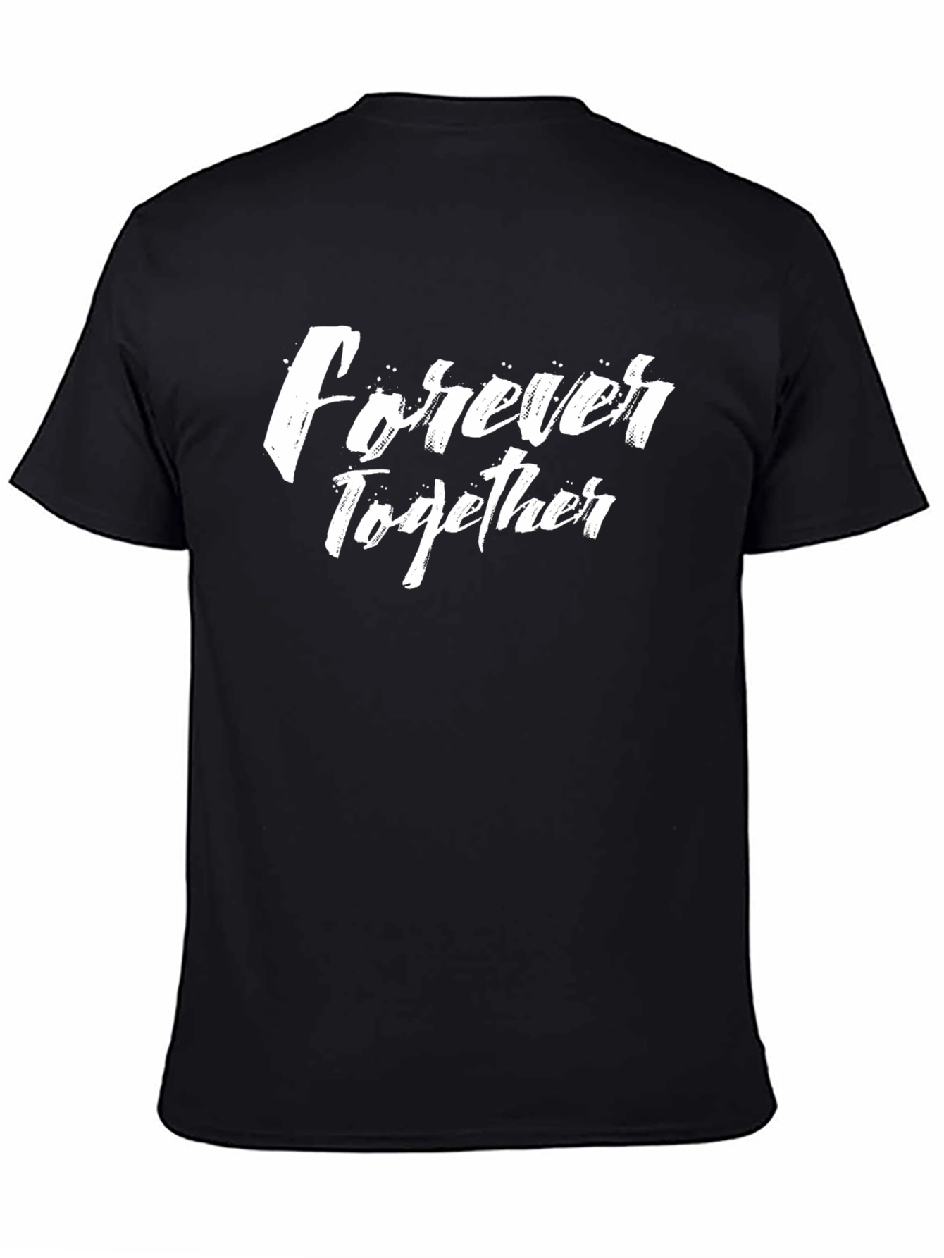 Forever Together Black Graphic Tee
