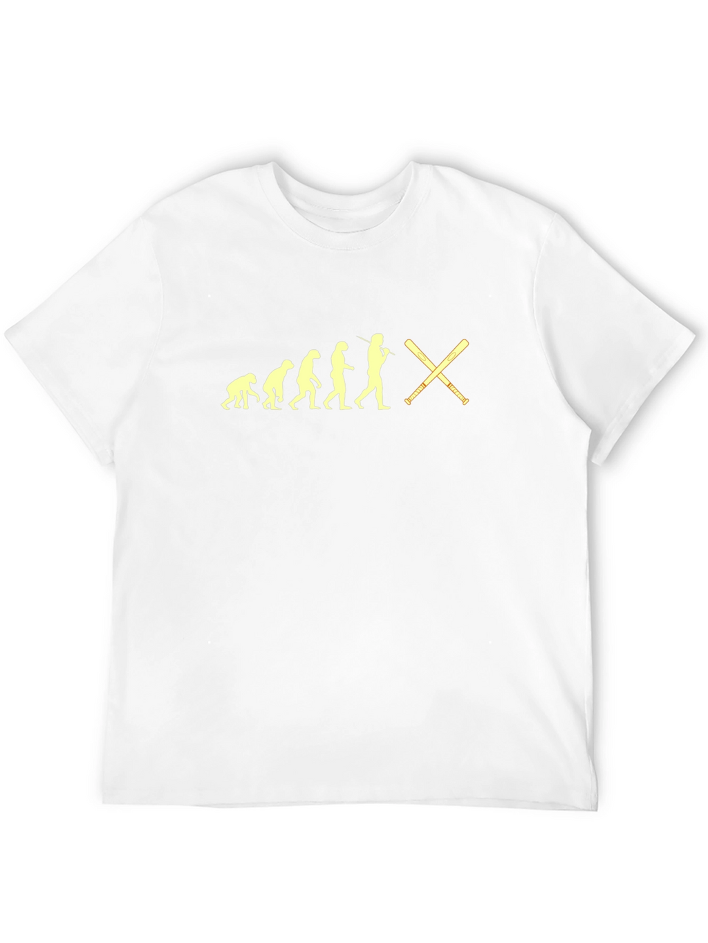 Evolution of Baseball Black Graphic Tee