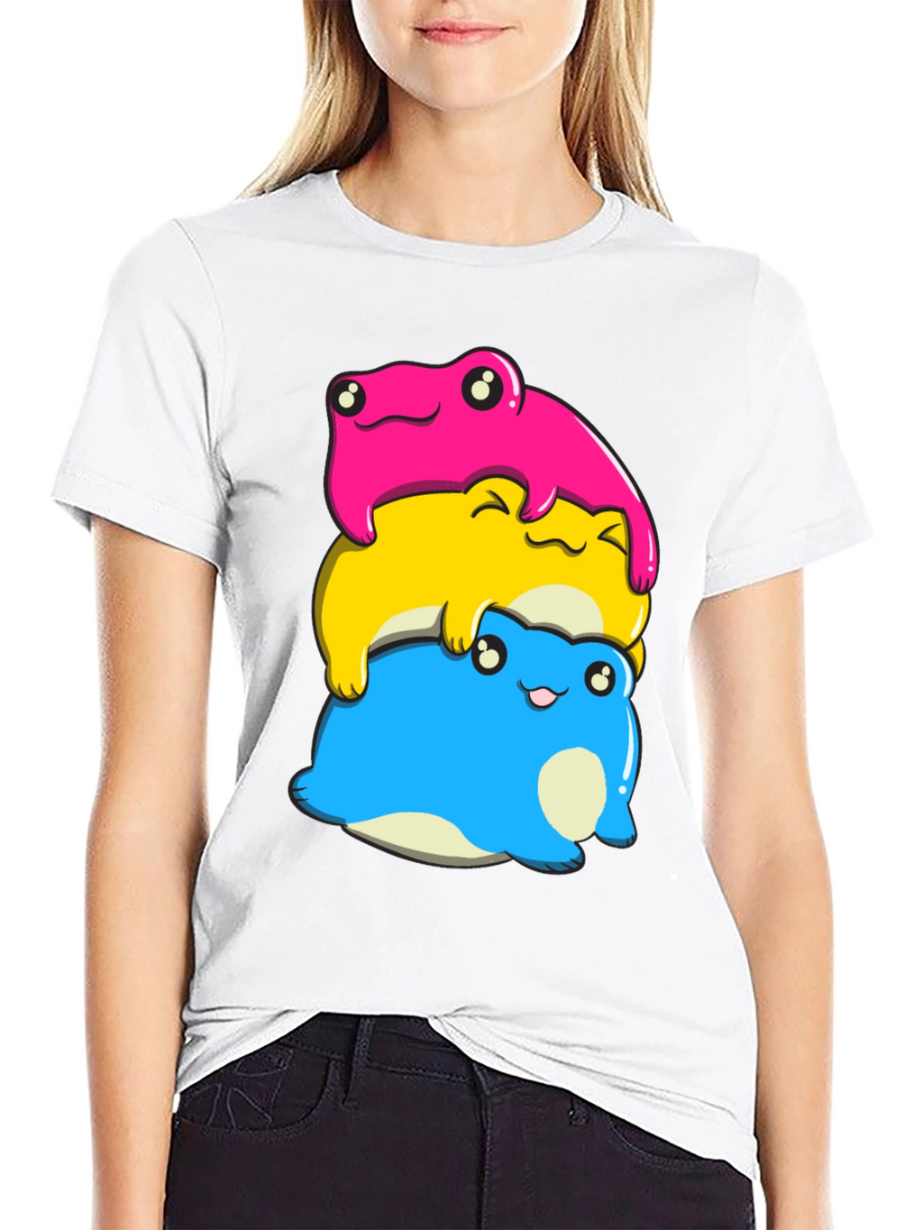 Stacked Pansexual Frog T-Shirt