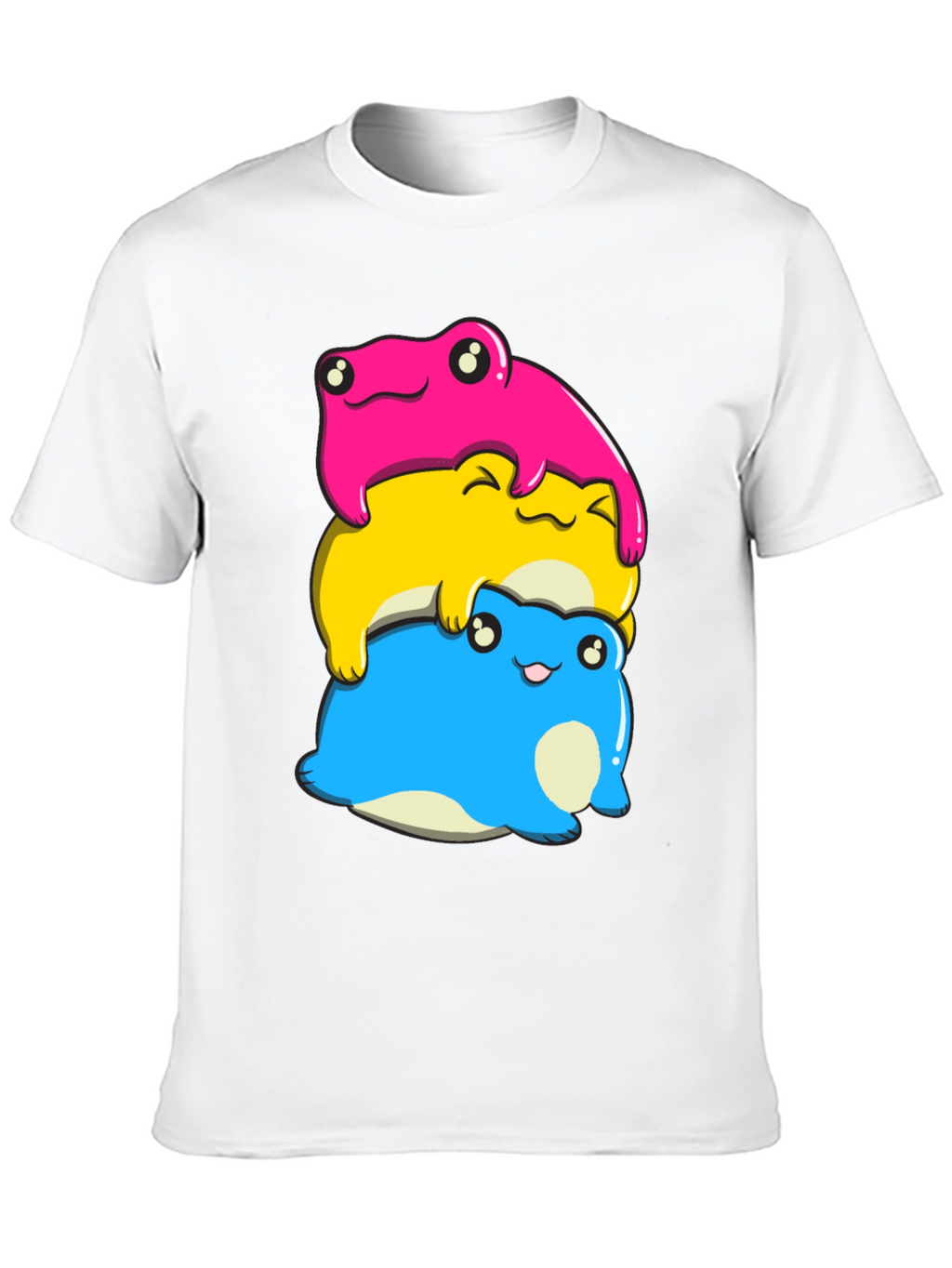 Stacked Pansexual Frog T-Shirt