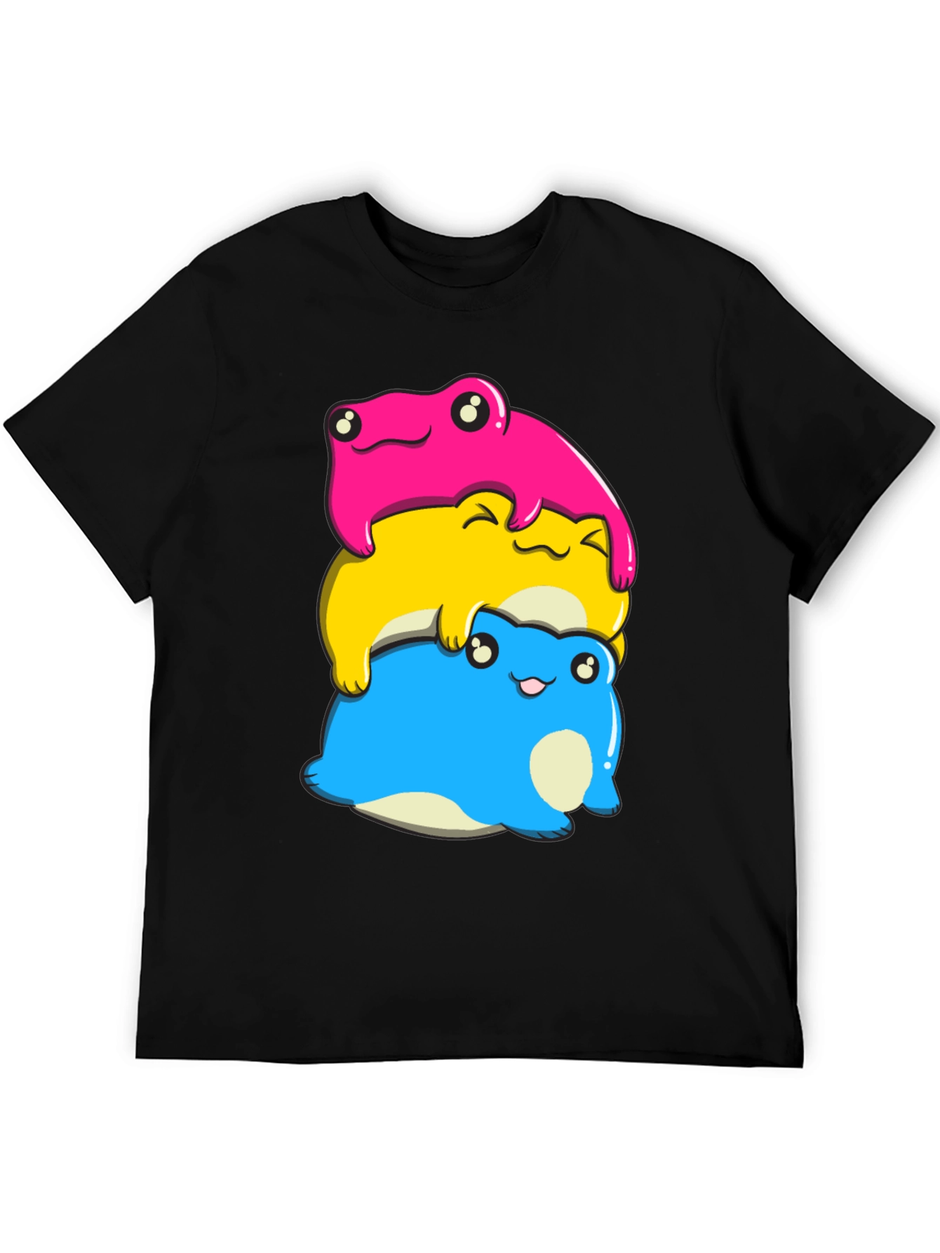 Stacked Pansexual Frog T-Shirt