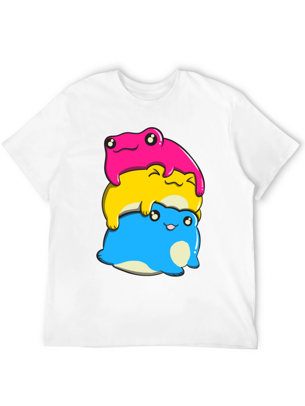 Stacked Pansexual Frog T-Shirt