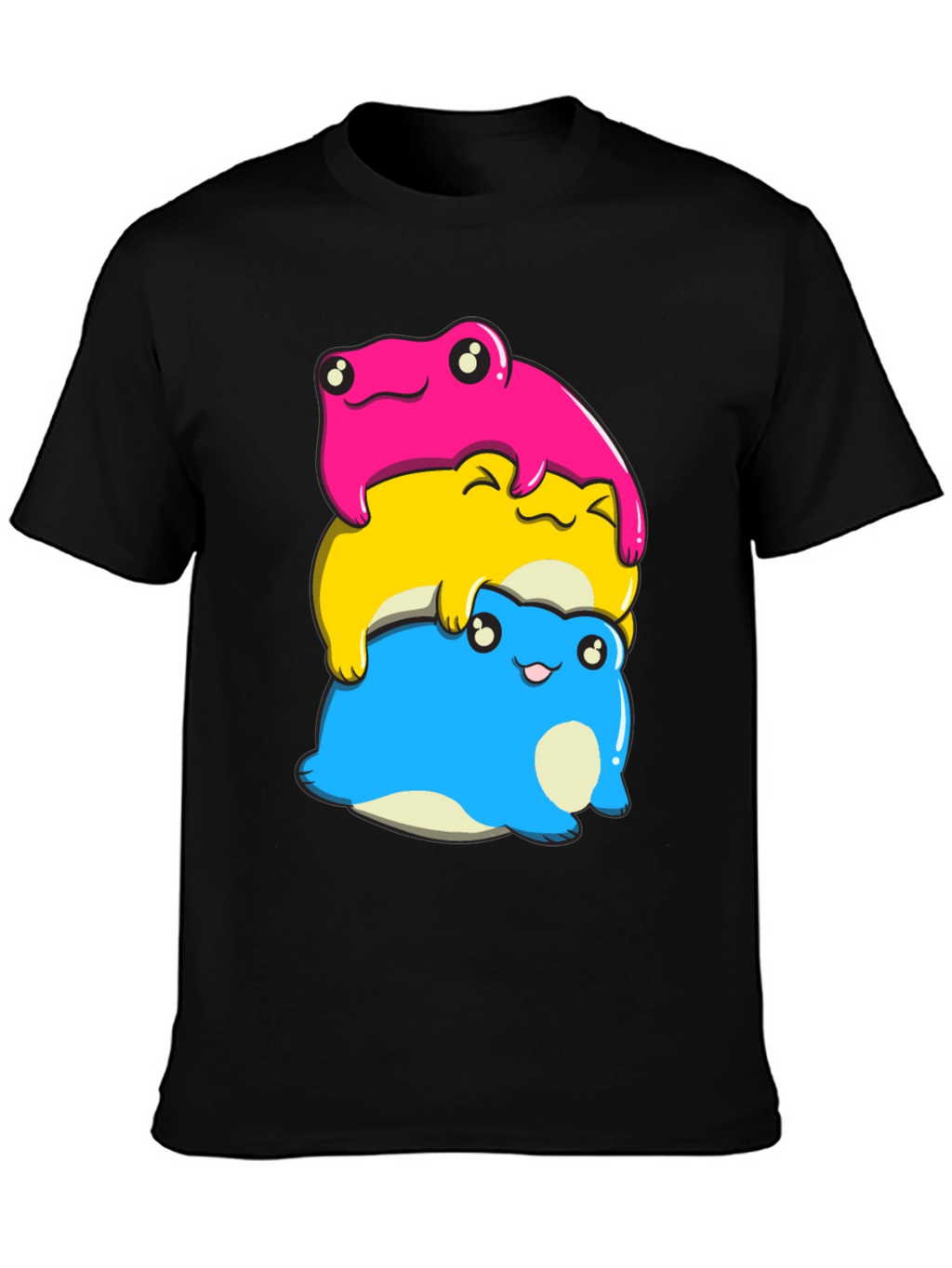 Stacked Pansexual Frog T-Shirt