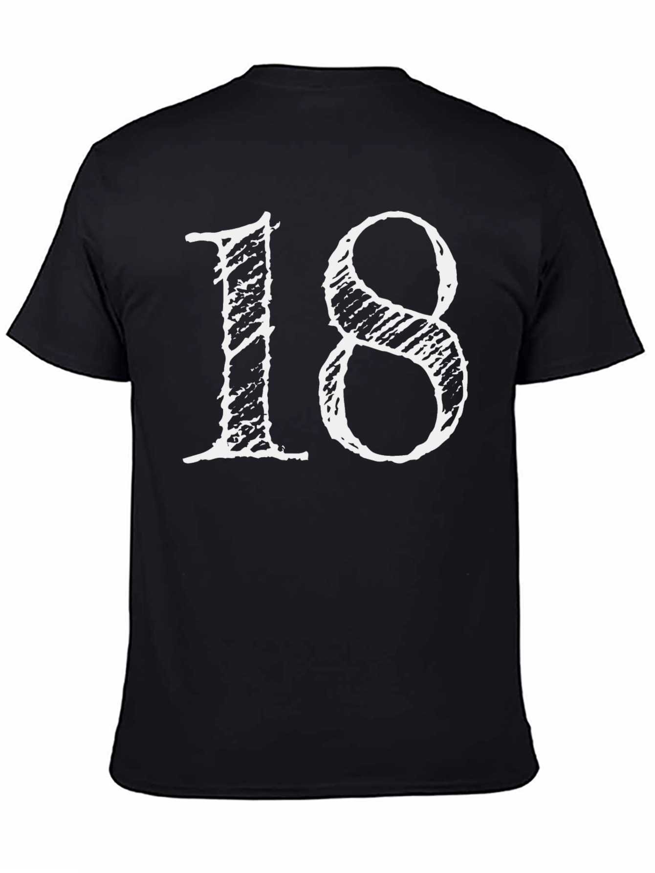 Eighteen Graphic T-Shirt - Stylish Birthday Tee