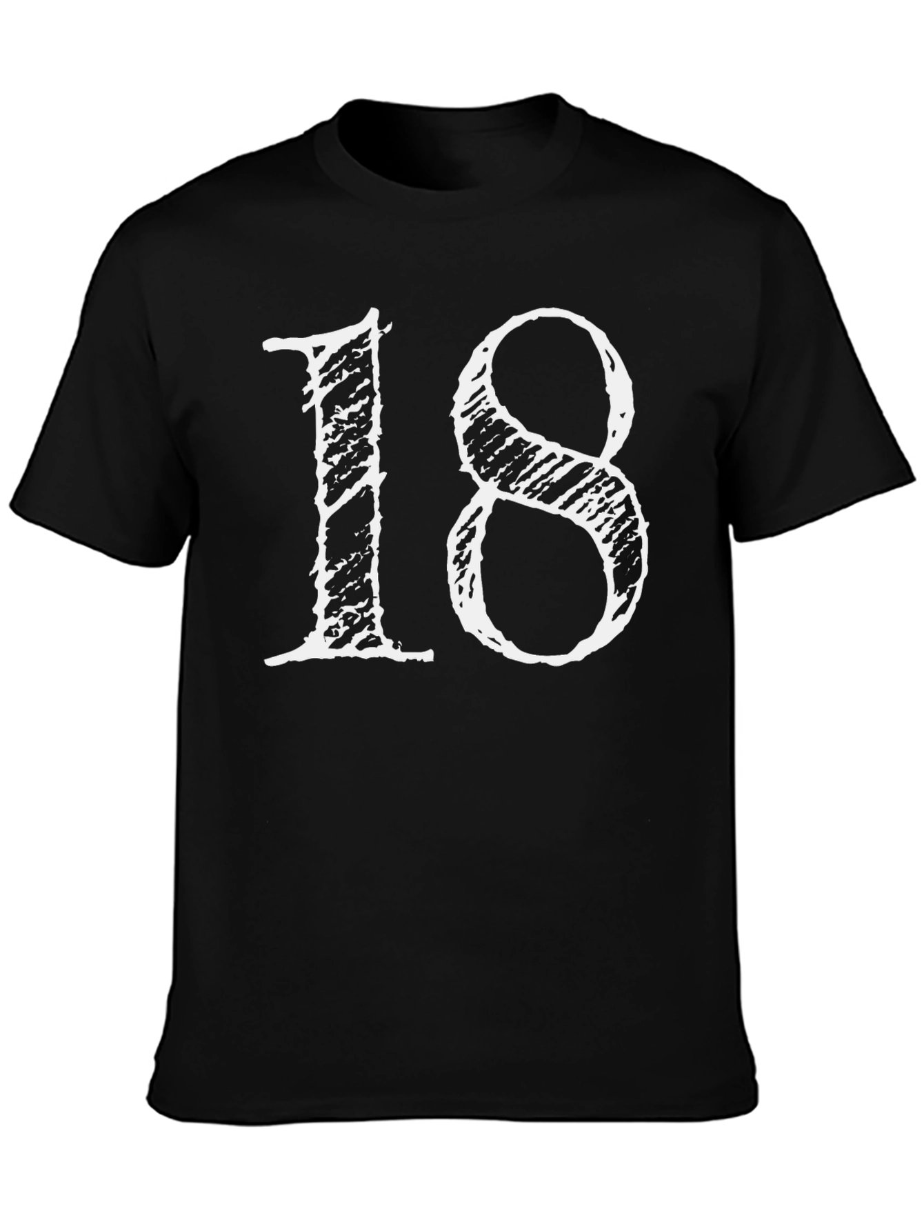 Eighteen Graphic T-Shirt - Stylish Birthday Tee