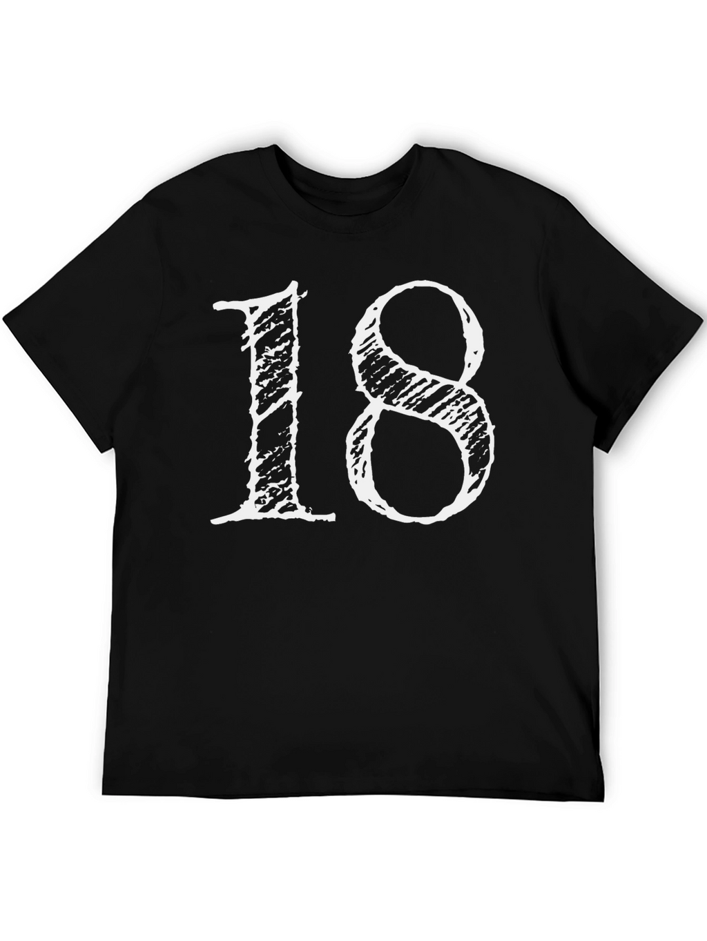 Eighteen Graphic T-Shirt - Stylish Birthday Tee