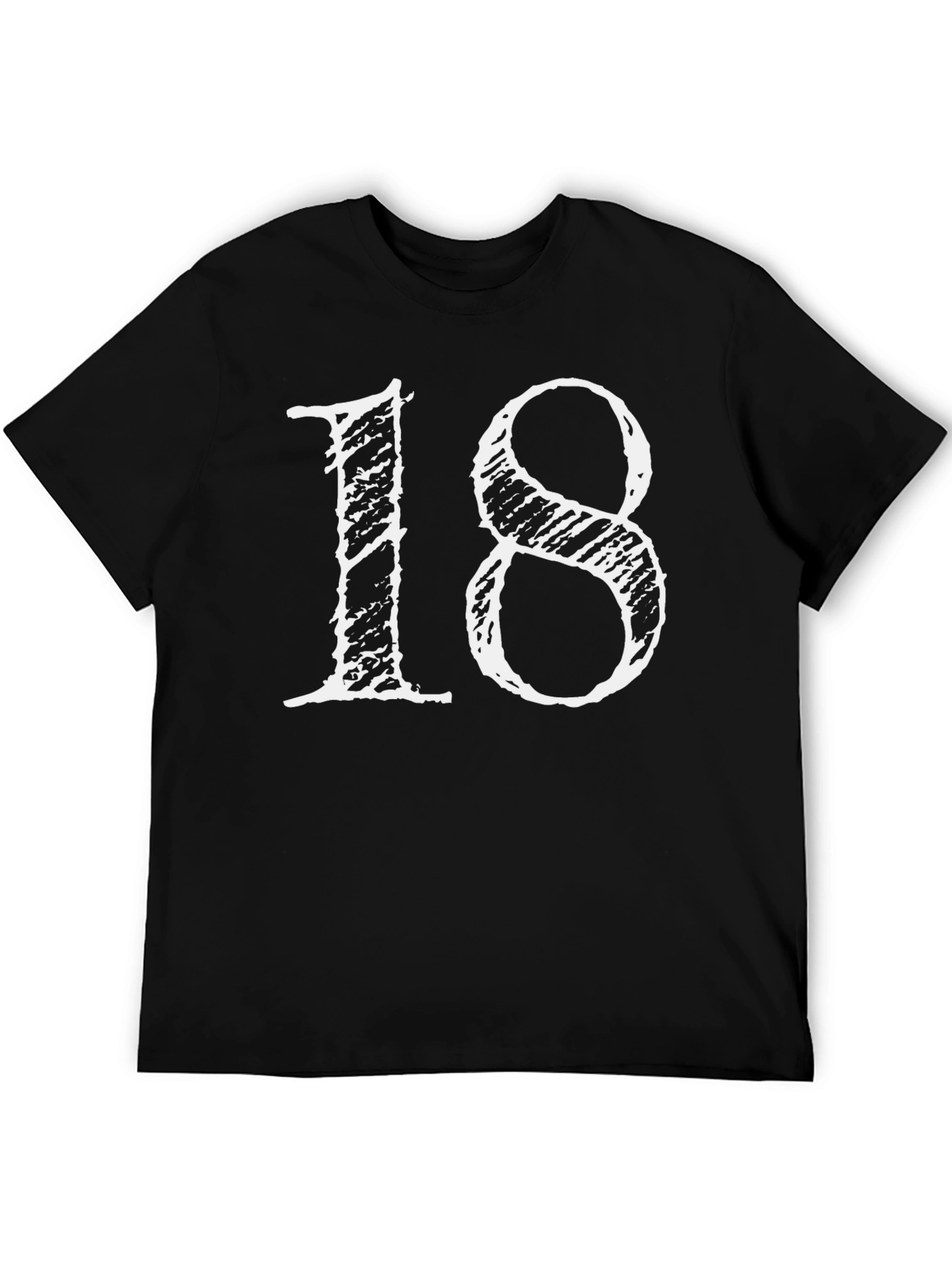 Eighteen Graphic T-Shirt - Stylish Birthday Tee
