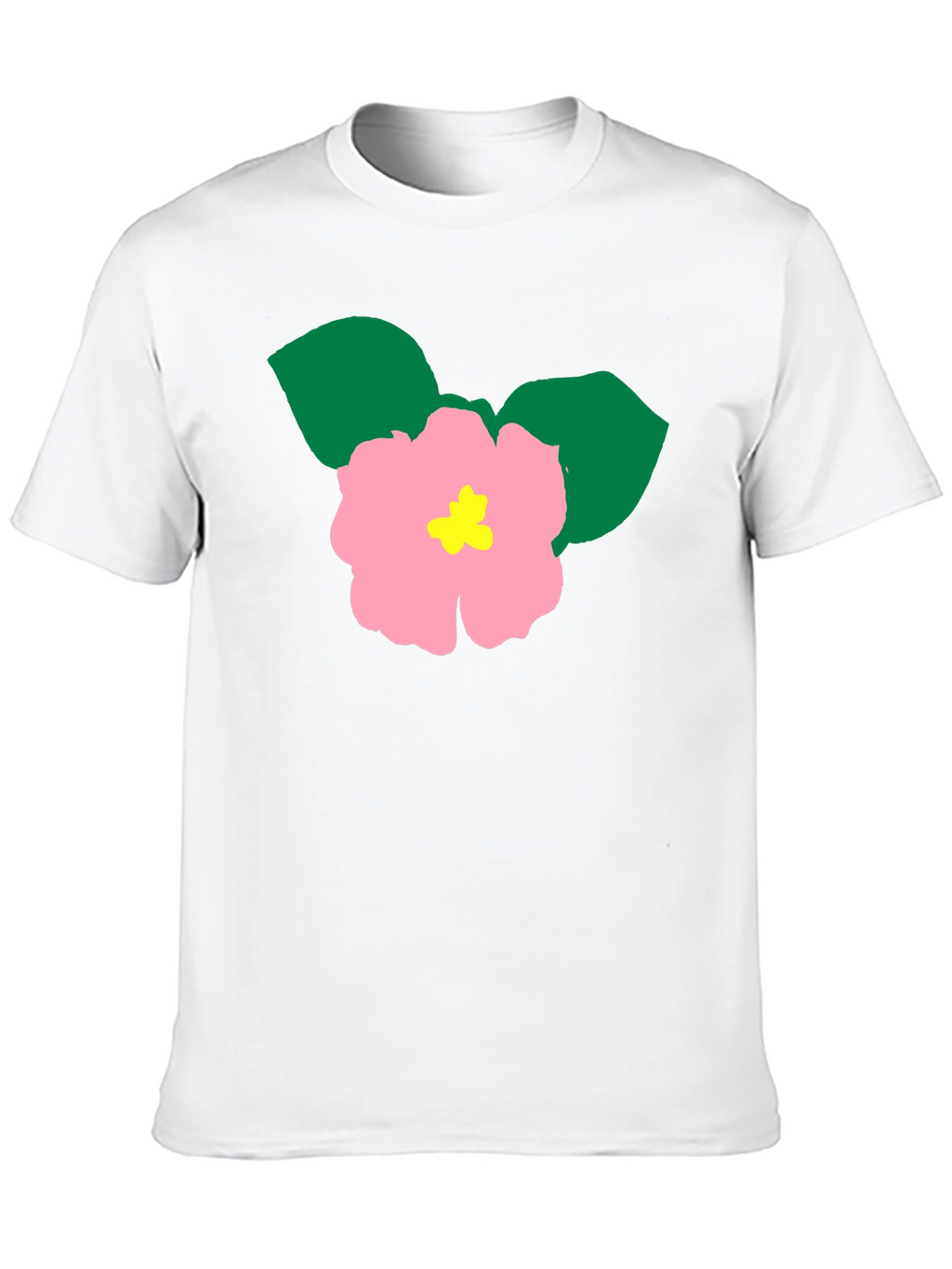 Floral Graphic Tee - Black Cotton Blend