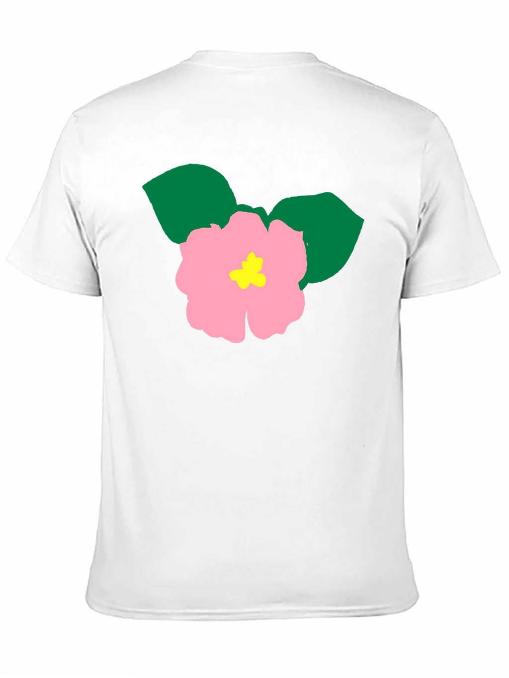Floral Graphic Tee - Black Cotton Blend