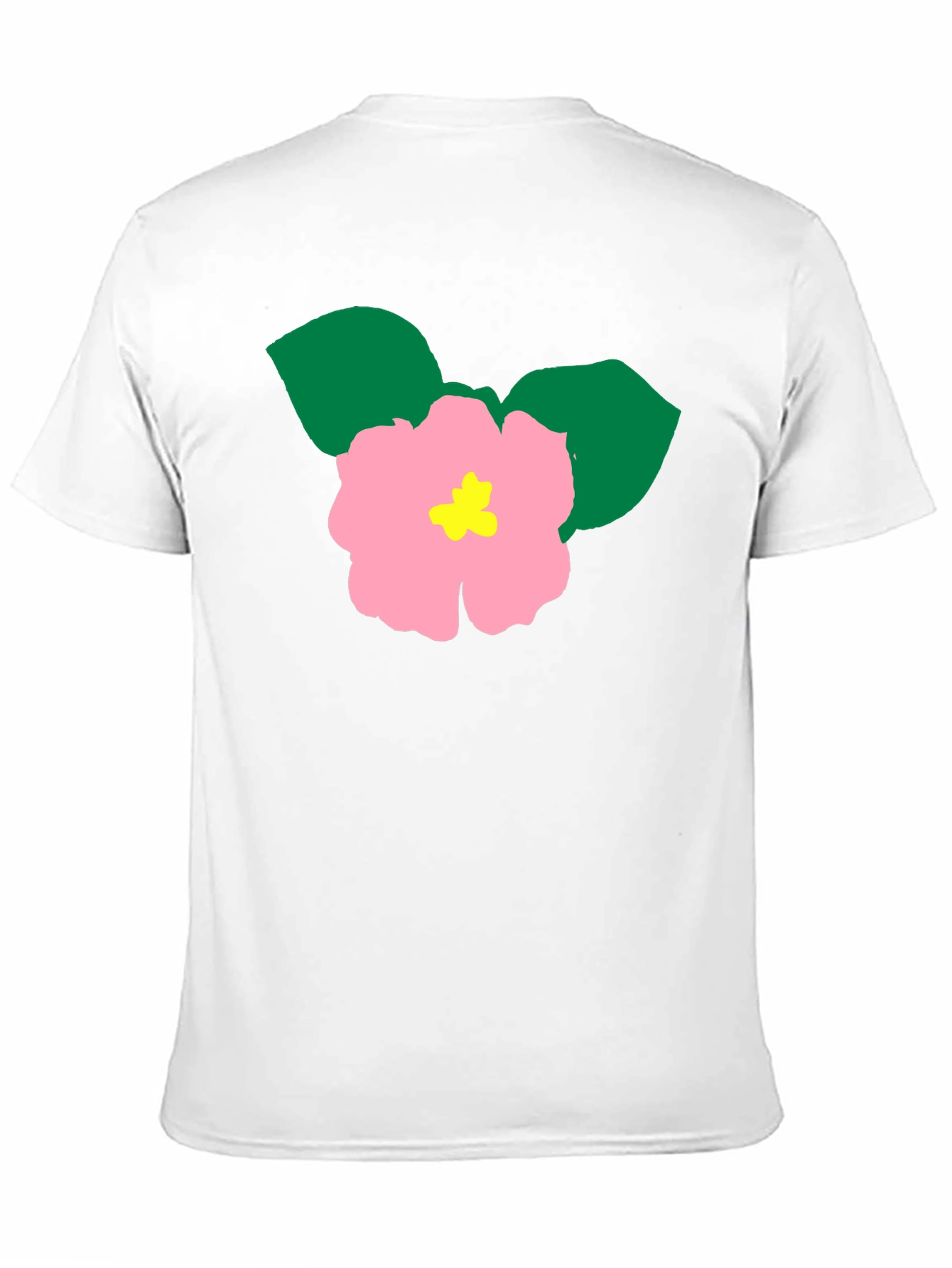 Floral Graphic Tee - Black Cotton Blend