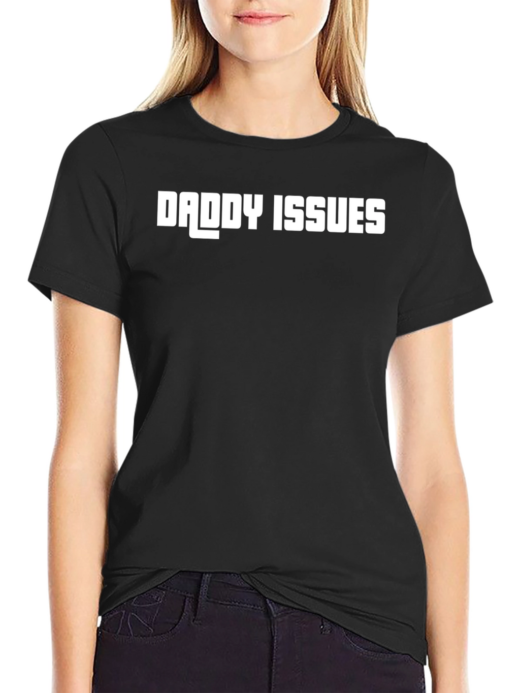 Daddy Issues Graphic Tee - Black