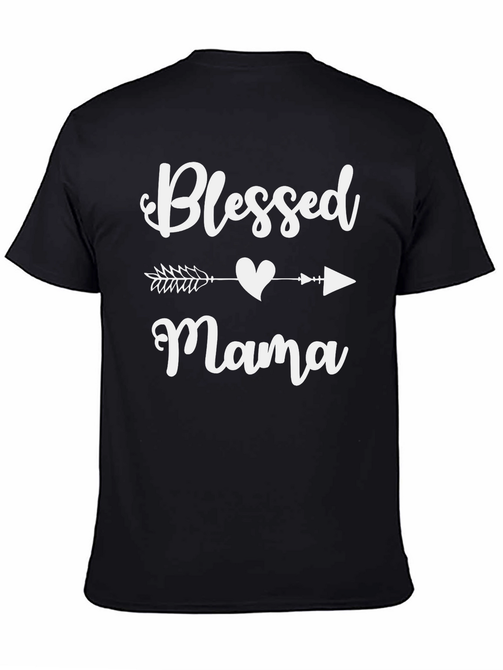 Blessed Mama Arrow Heart T-Shirt