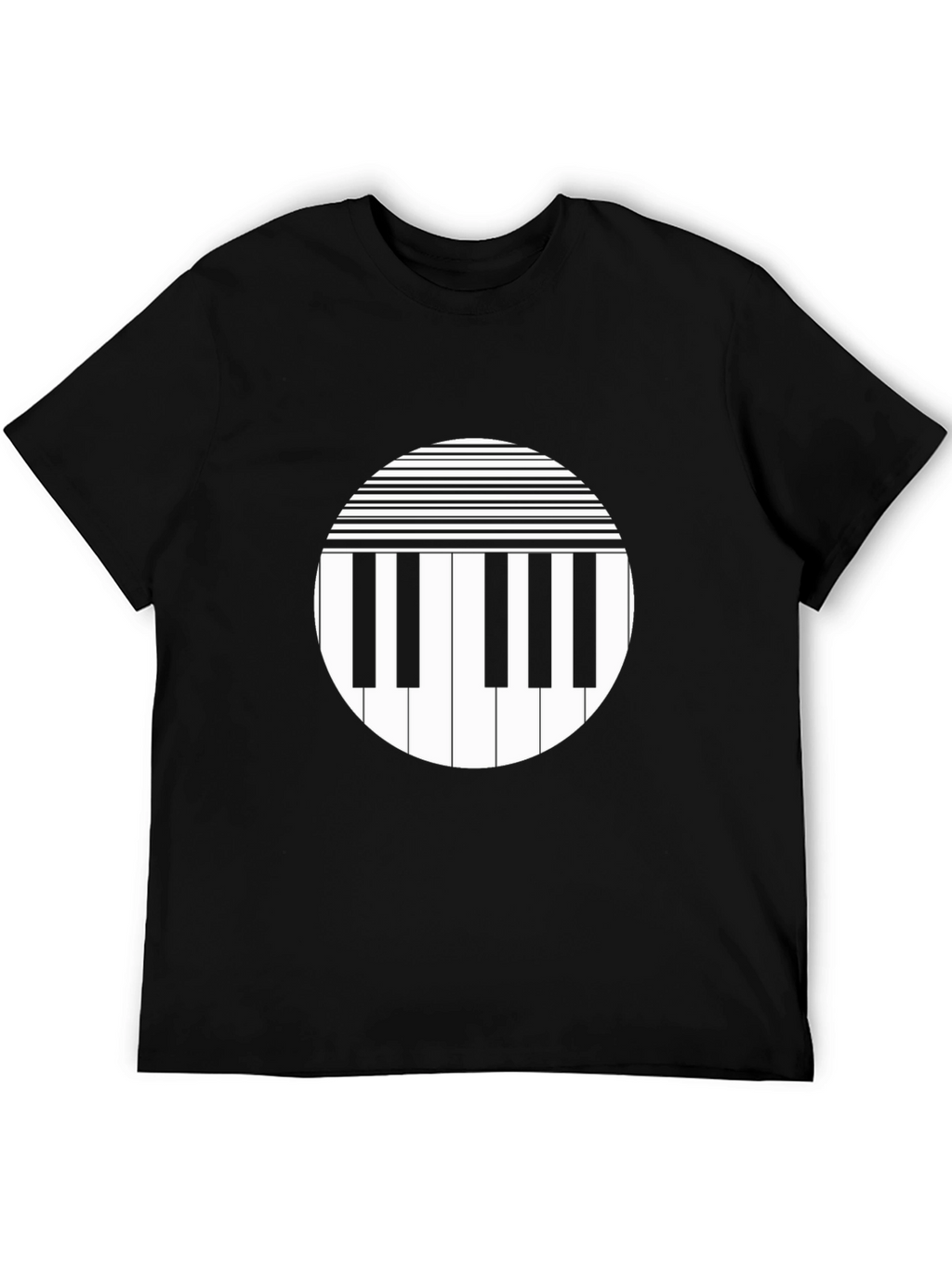 Piano Keyboard T-Shirt - Music Lover Tee