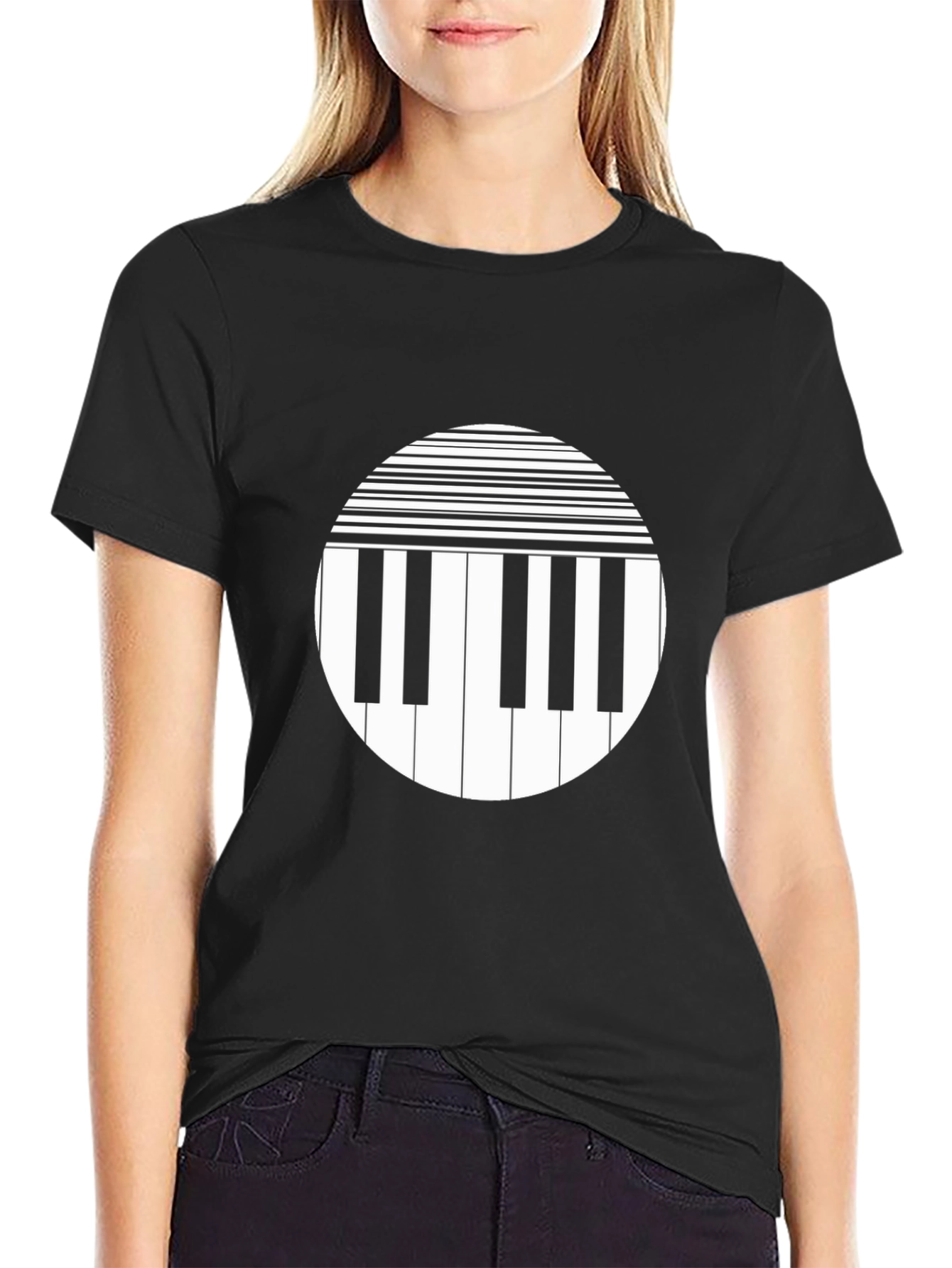 Piano Keyboard T-Shirt - Music Lover Tee