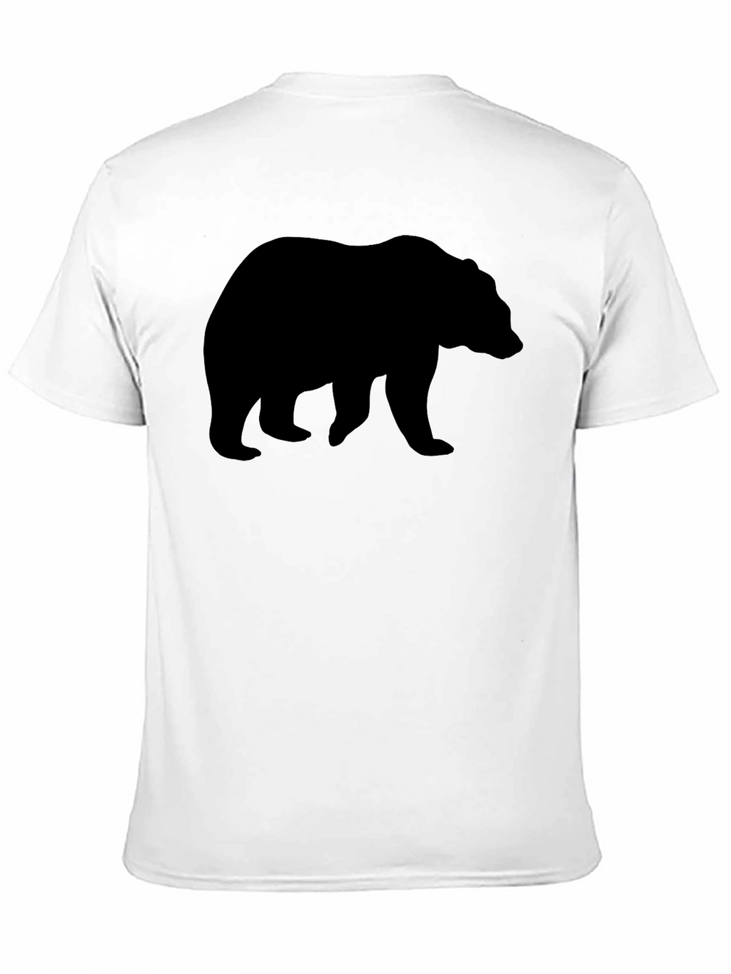 Bear Silhouette Graphic T-Shirt