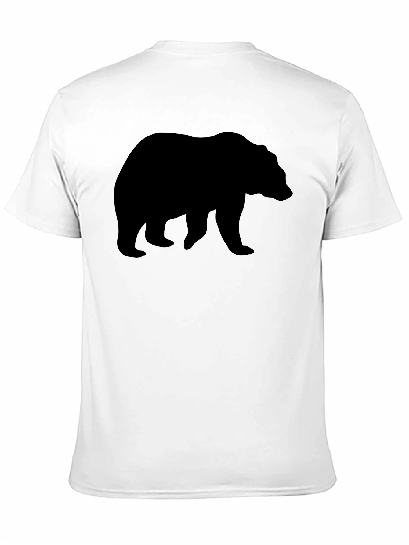 Bear Silhouette Graphic T-Shirt