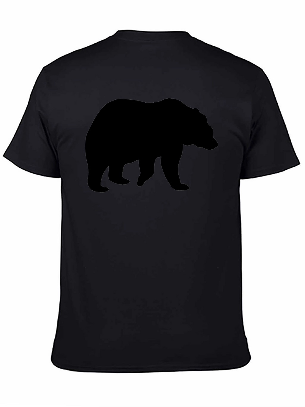 Bear Silhouette Graphic T-Shirt