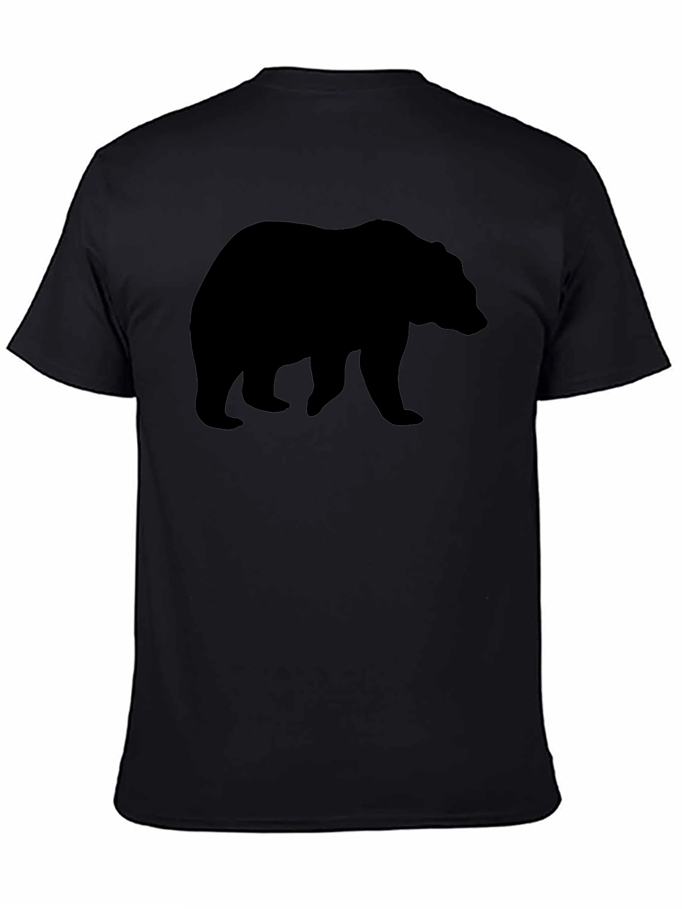 Bear Silhouette Graphic T-Shirt