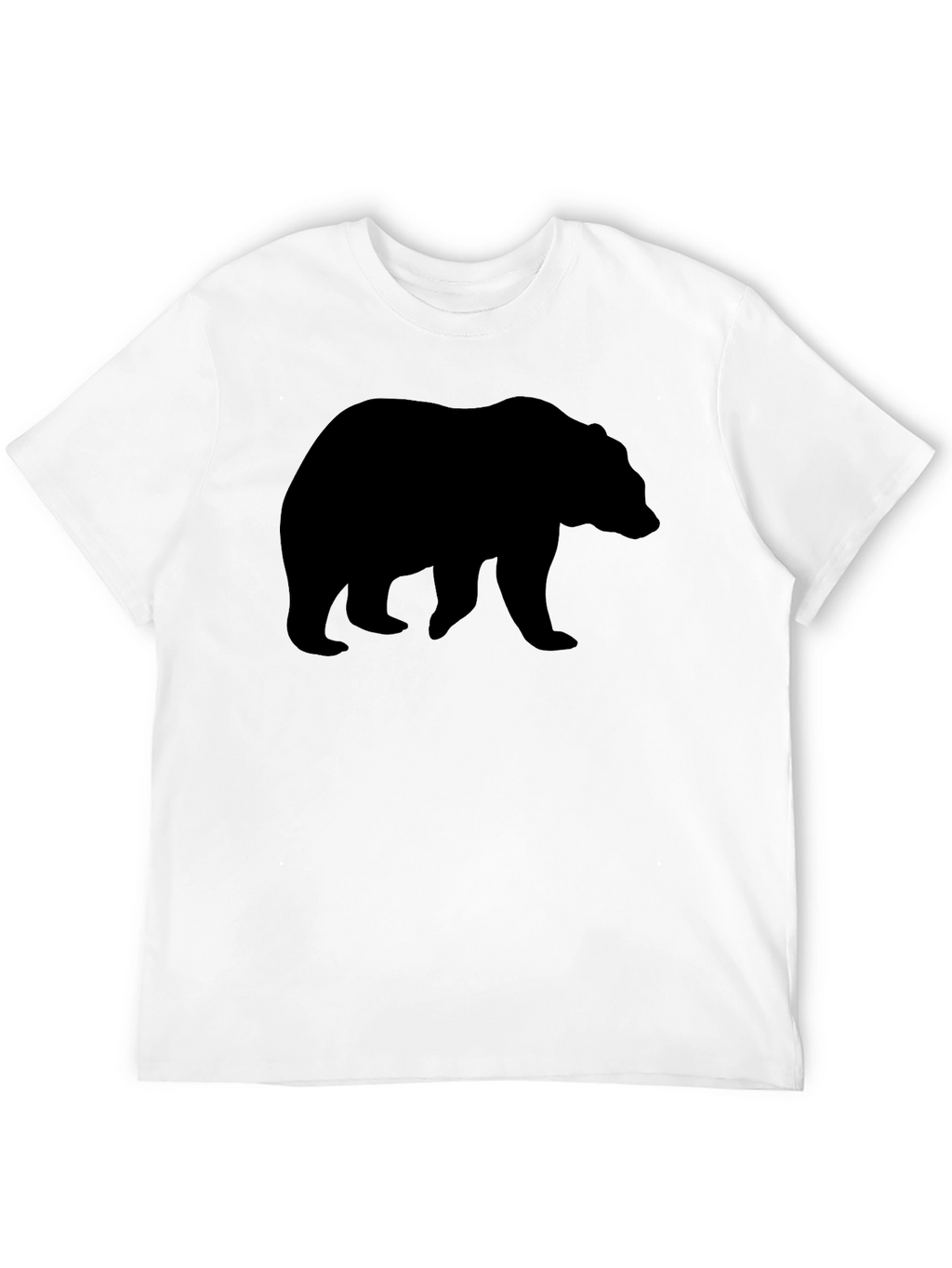 Bear Silhouette Graphic T-Shirt