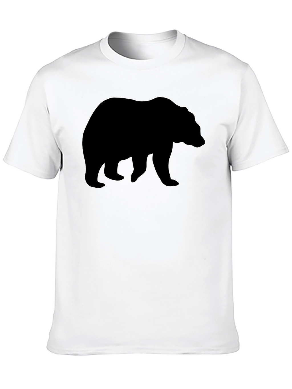 Bear Silhouette Graphic T-Shirt