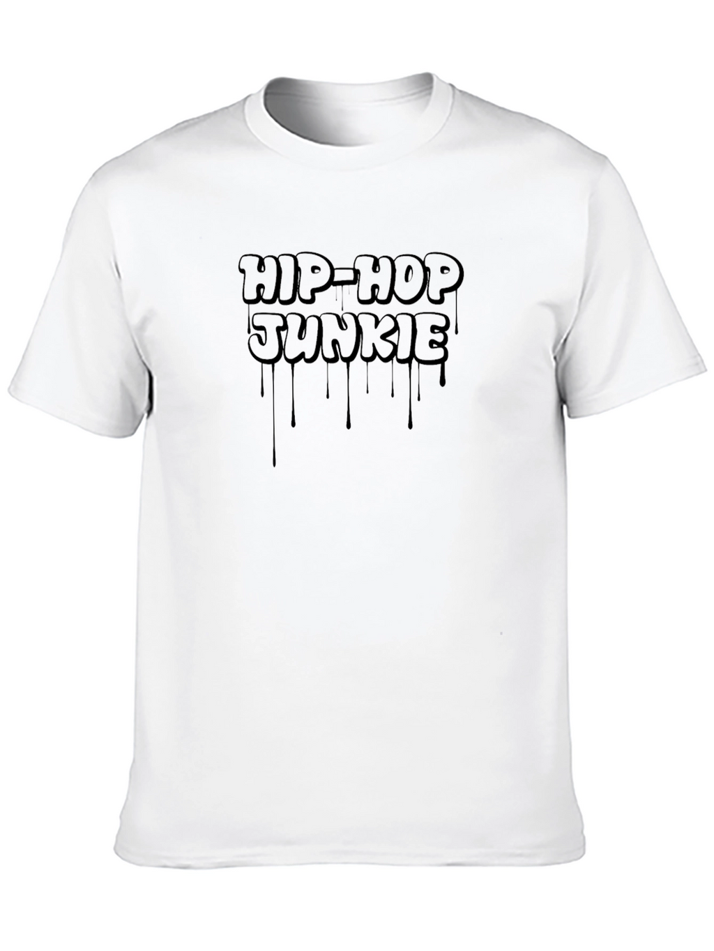 Hip-Hop Junkie Graphic Tee - Black