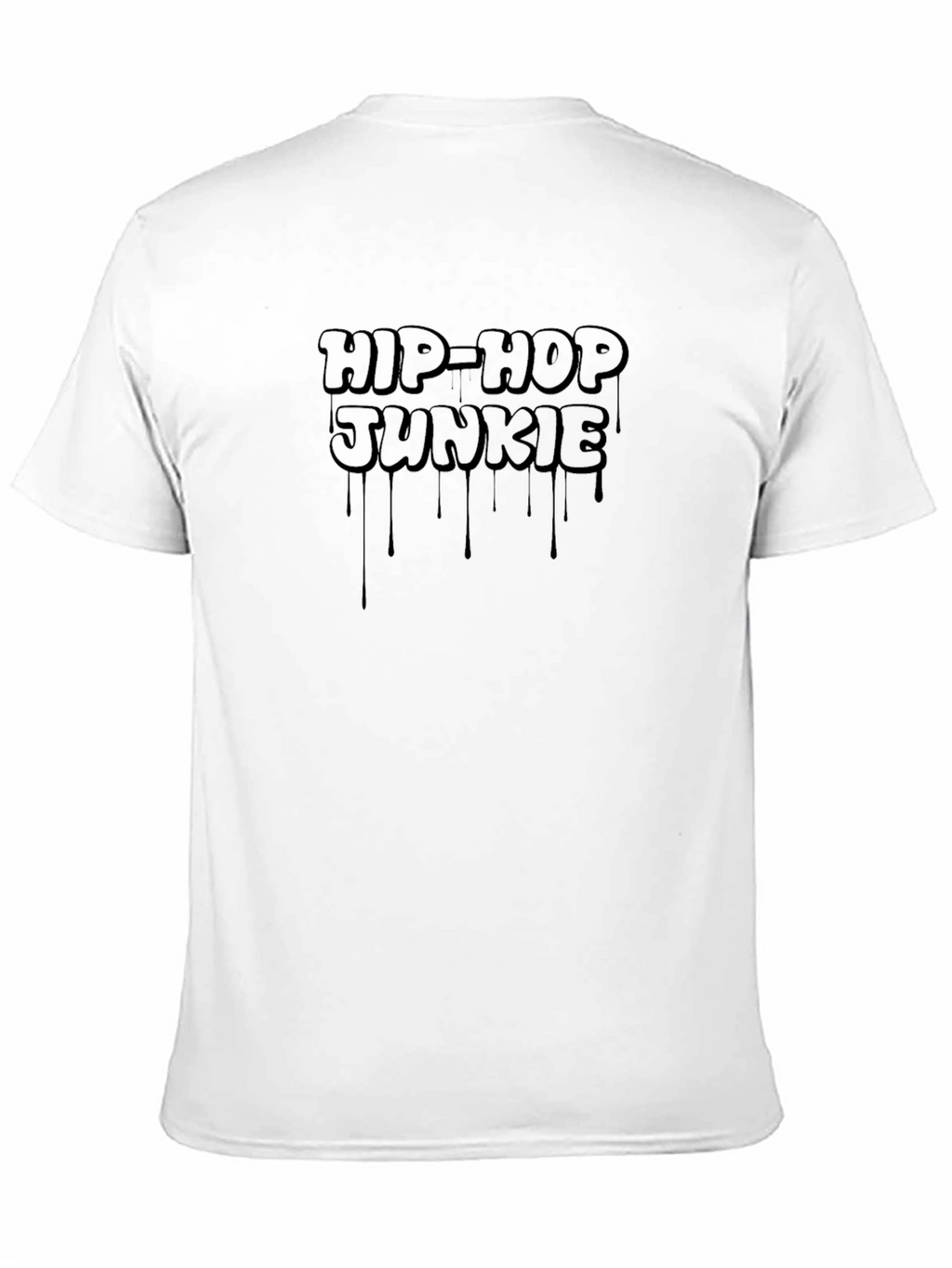 Hip-Hop Junkie Graphic Tee - Black