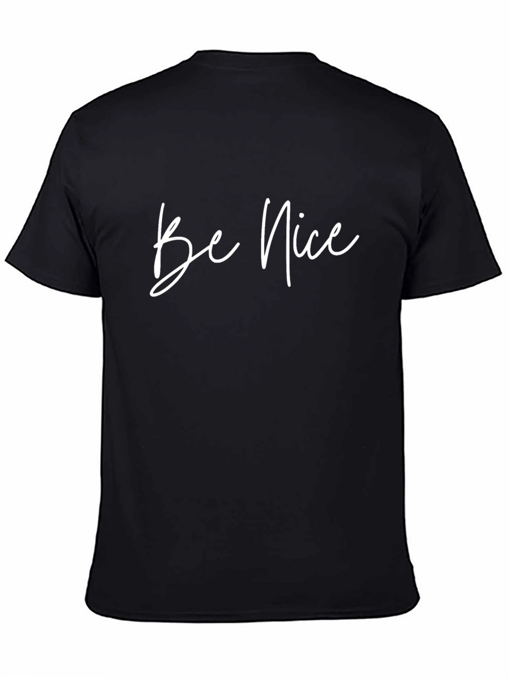Be Nice Graphic Tee - Black Casual T-Shirt