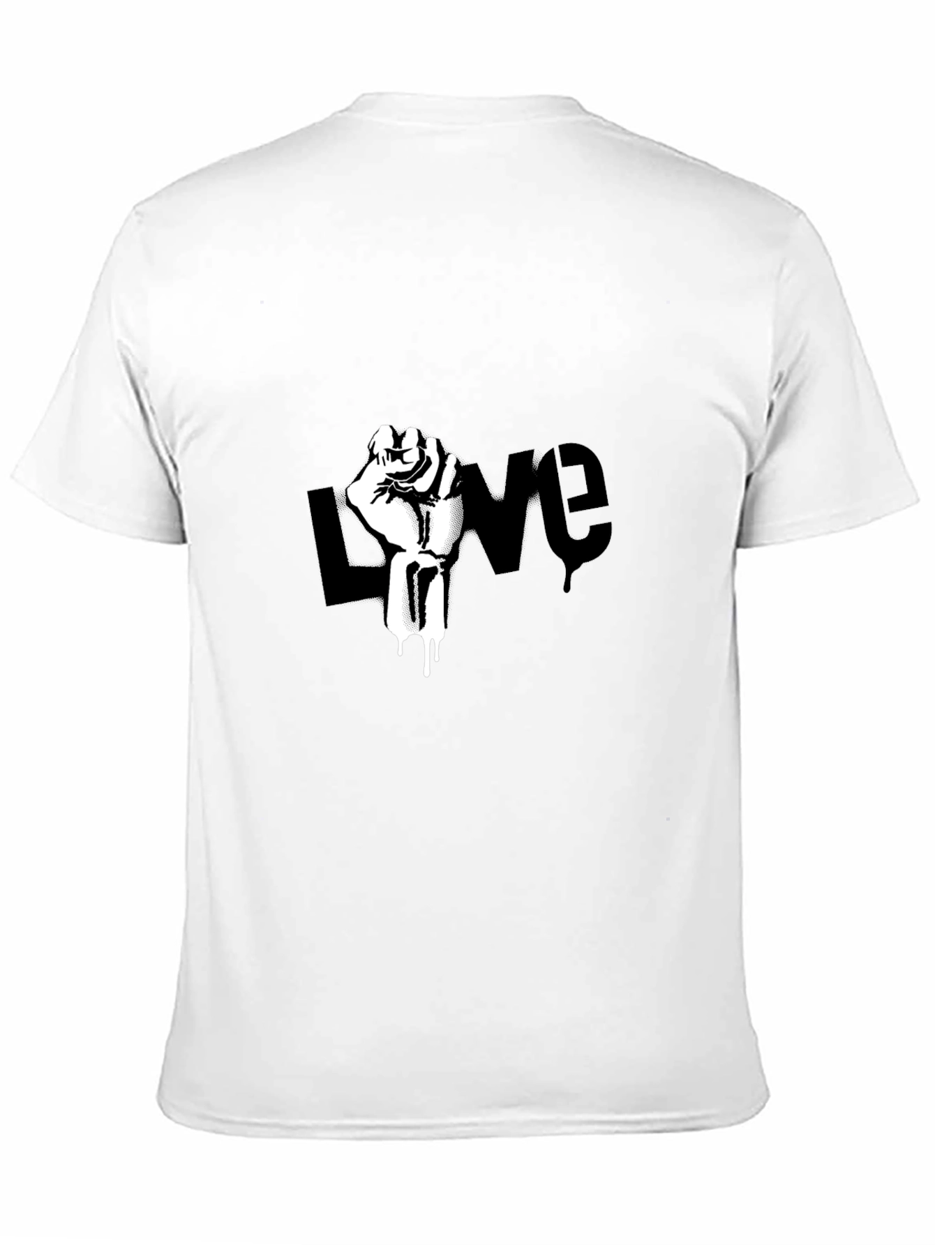 Love Fist T-Shirt - Black Graphic Tee