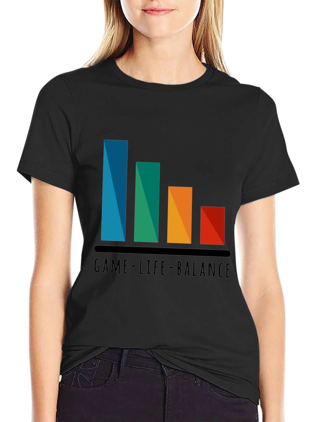 Game-Life Balance Graphic Tee - Gamer T-Shirt