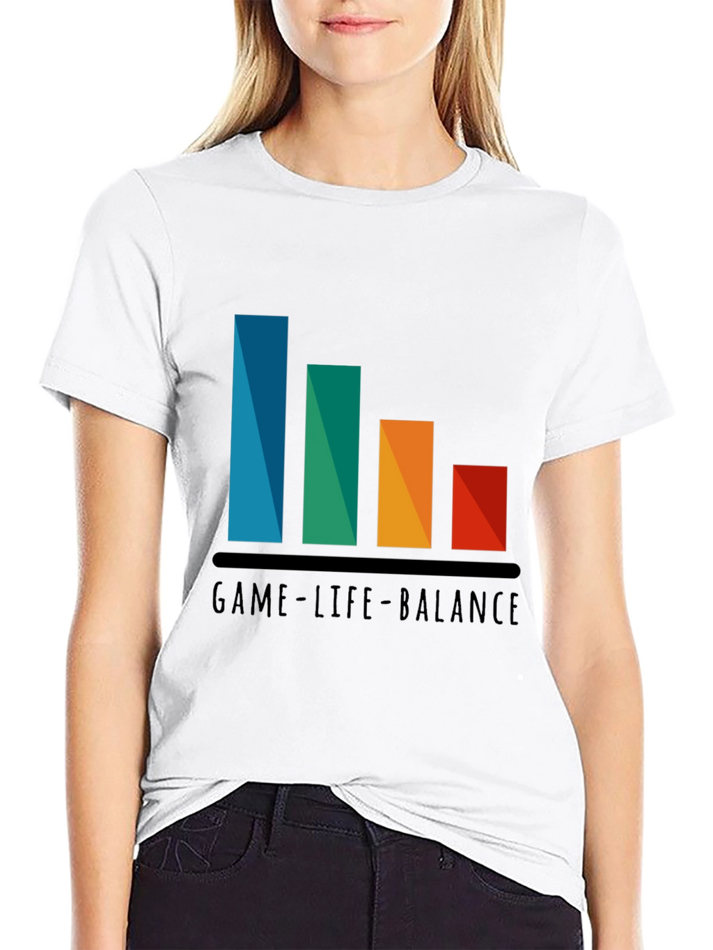 Game-Life Balance Graphic Tee - Gamer T-Shirt