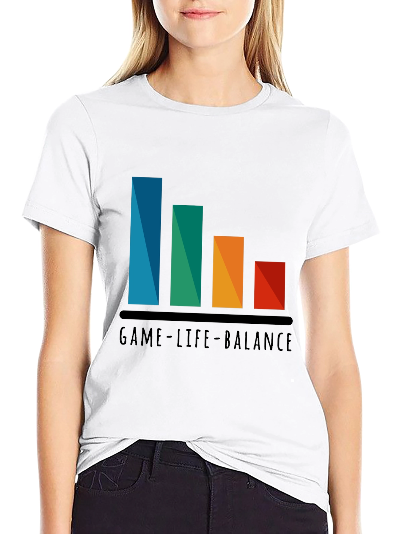 Game-Life Balance Graphic Tee - Gamer T-Shirt