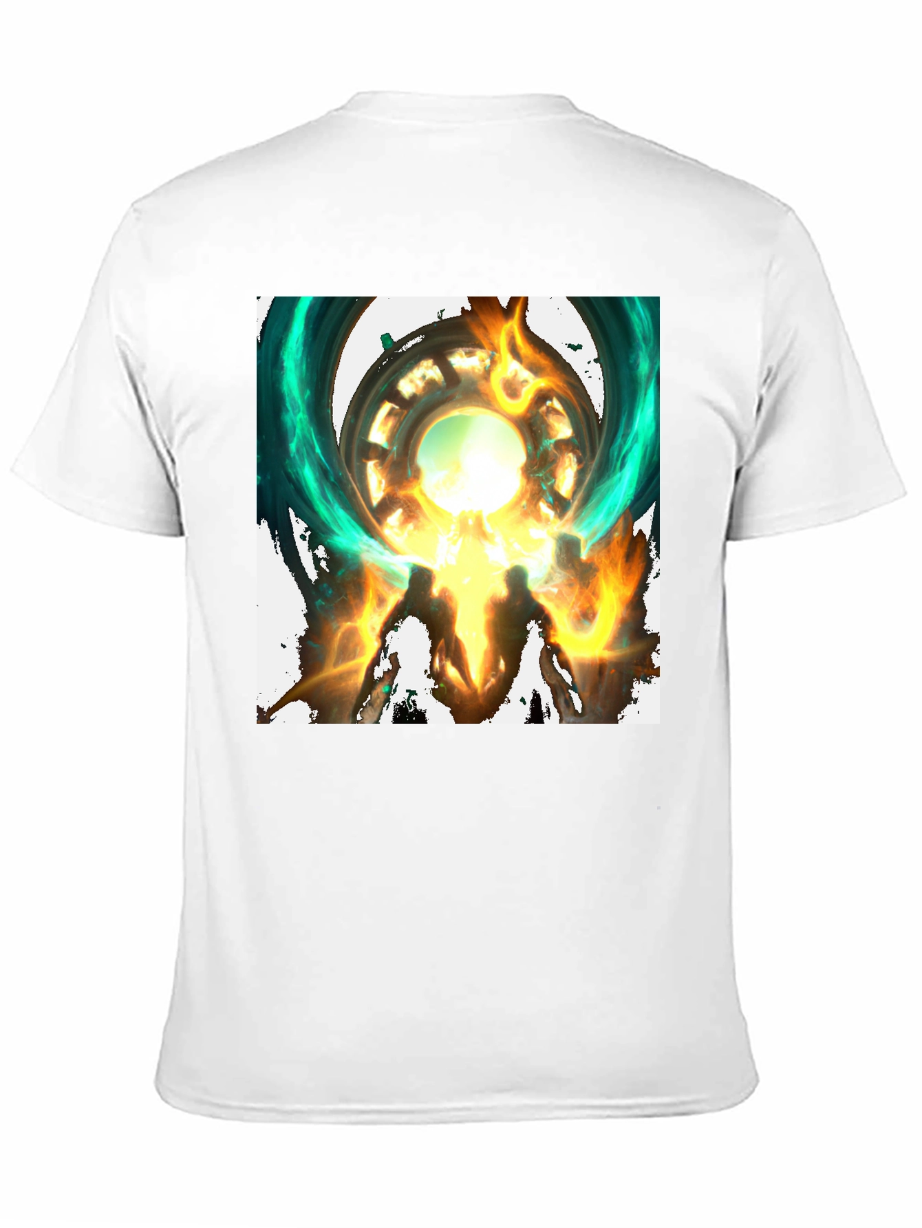 Mystical Portal Graphic Black T-Shirt