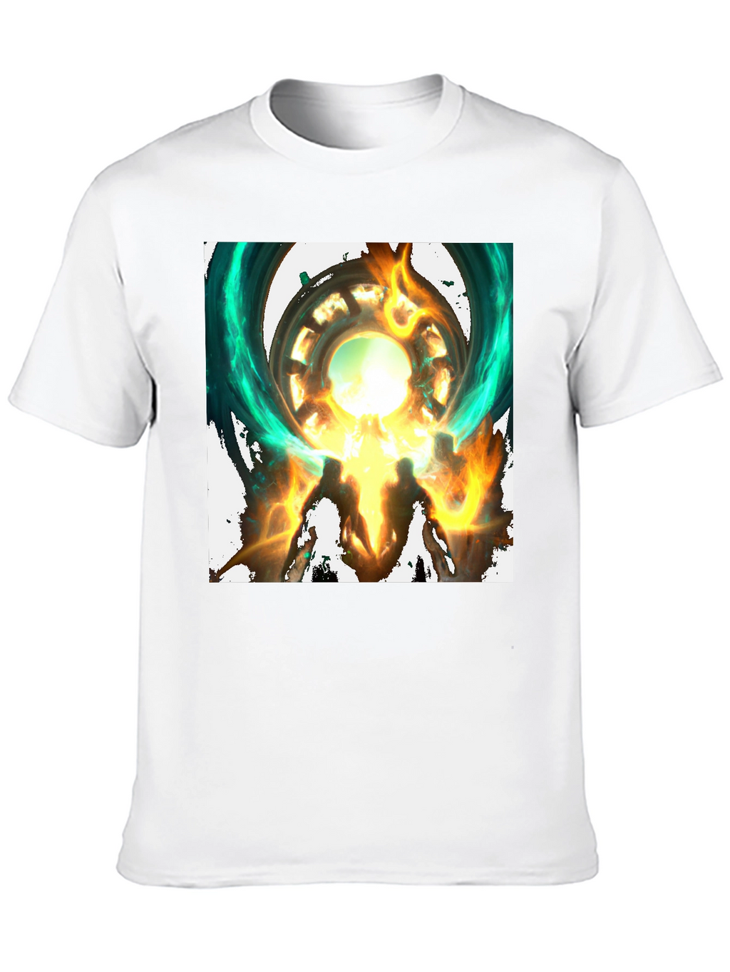 Mystical Portal Graphic Black T-Shirt
