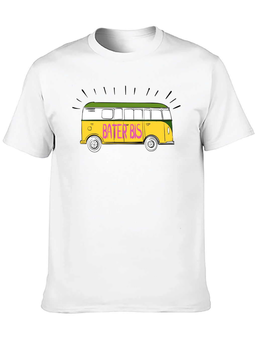Bater Bis Graphic T-Shirt - Retro Bus Design