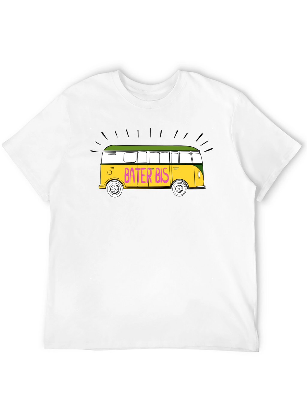 Bater Bis Graphic T-Shirt - Retro Bus Design