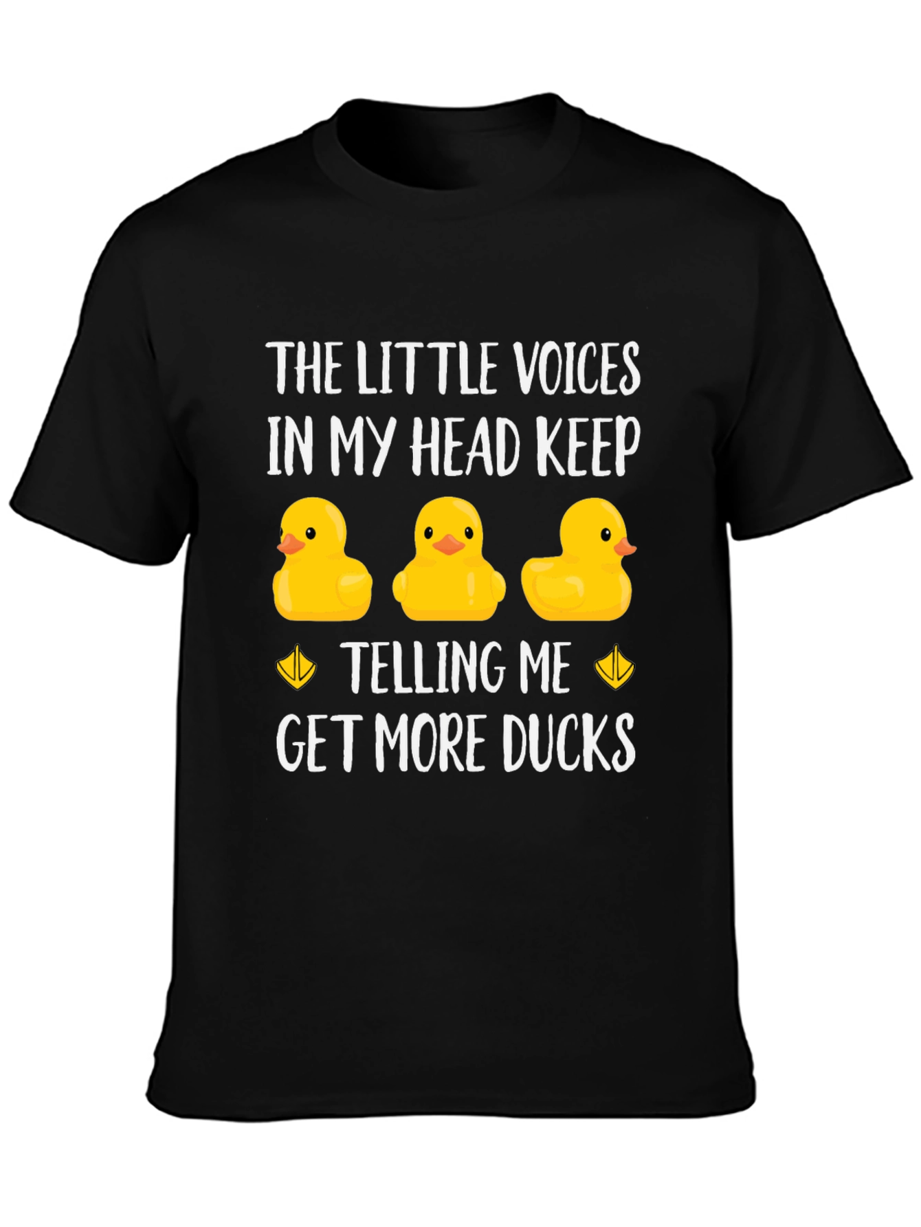 Funny Duck Lover T-Shirt - The Little Voices In My Head