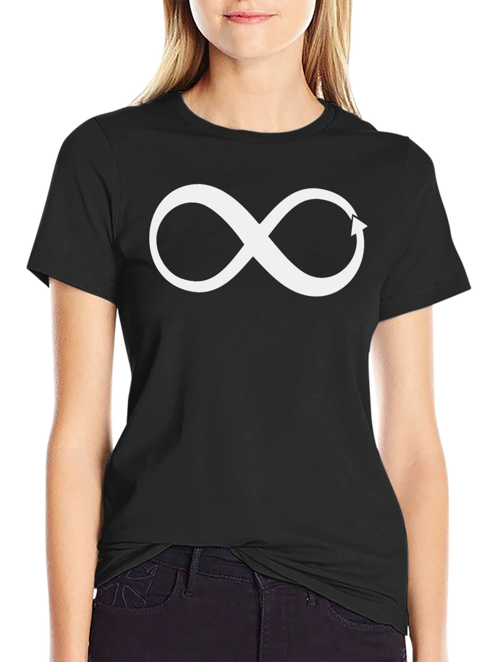 Infinity Arrow Graphic Tee - Stylish and Unique Design