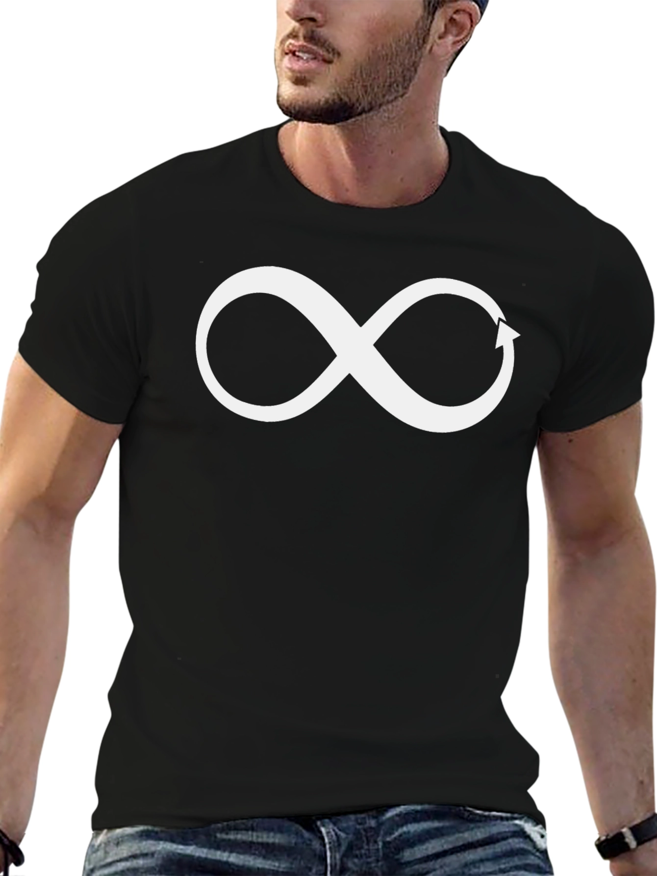 Infinity Arrow Graphic Tee - Stylish and Unique Design