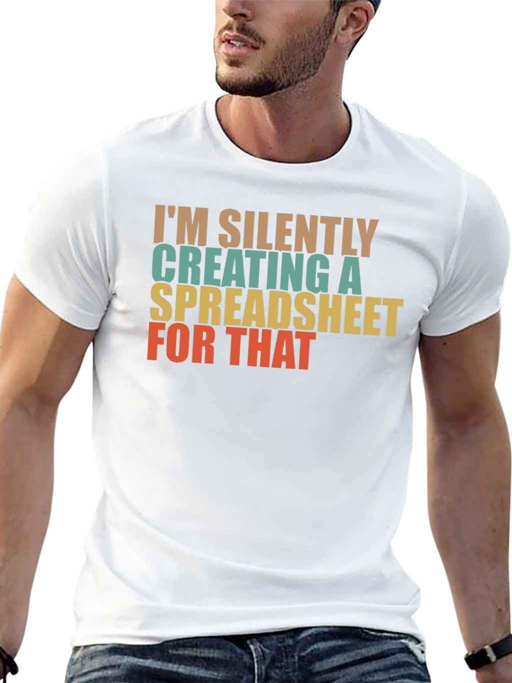 Silently Creating a Spreadsheet T-Shirt - Black