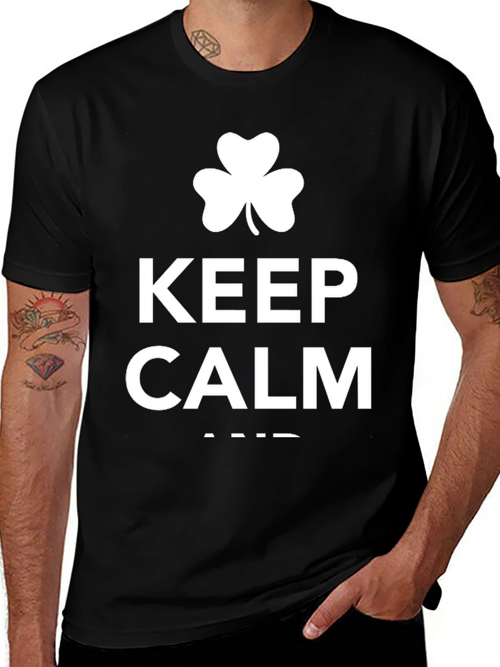 Keep Calm St. Patricks Day Graphic T-Shirt