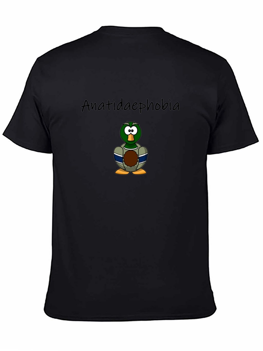 Anatidaephobia Duck Cartoon T-Shirt