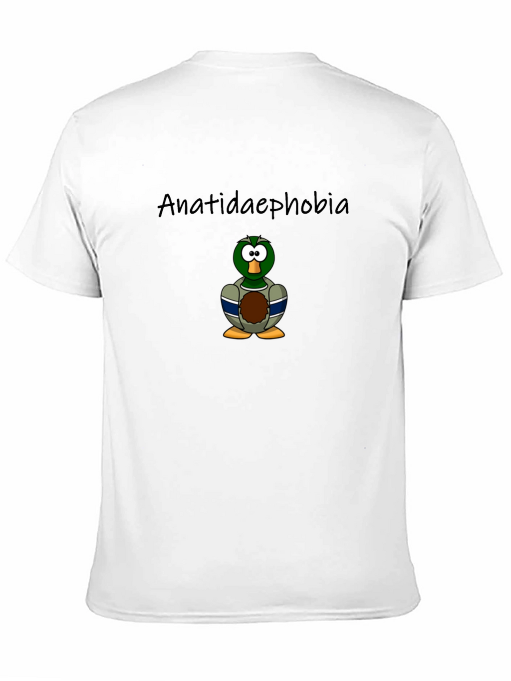 Anatidaephobia Duck Cartoon T-Shirt